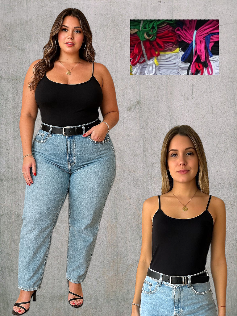 Remera Dama Tirita Basica T2 a T6