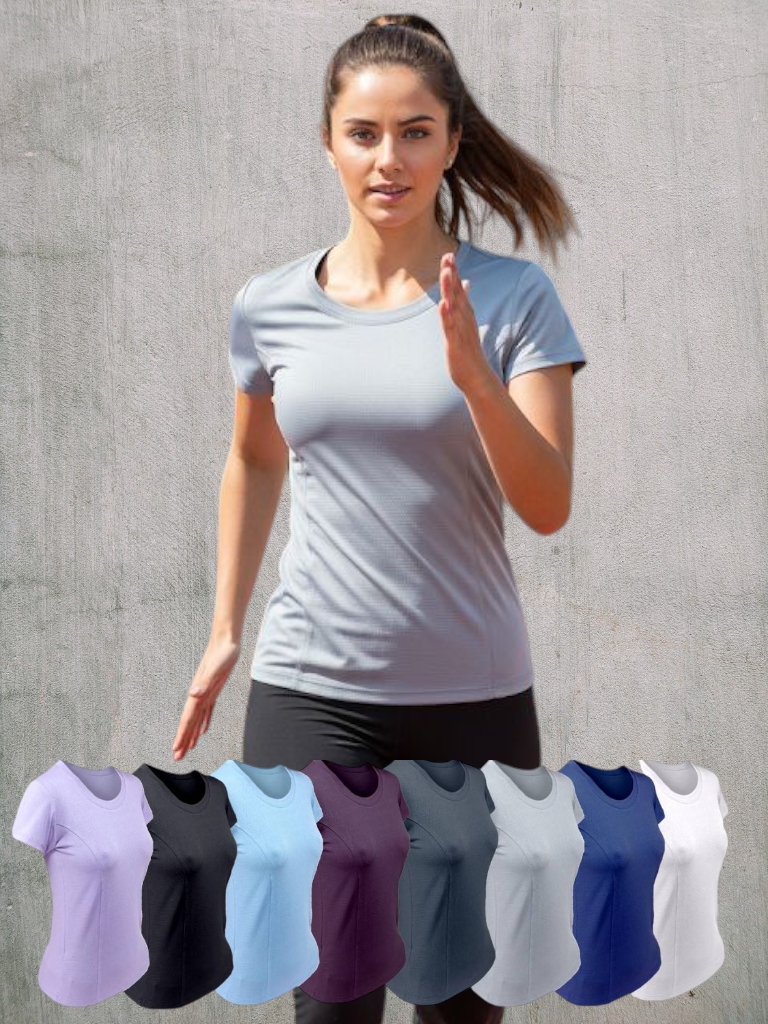 Remera Dama Deportiva Dry Fit T1 a T5