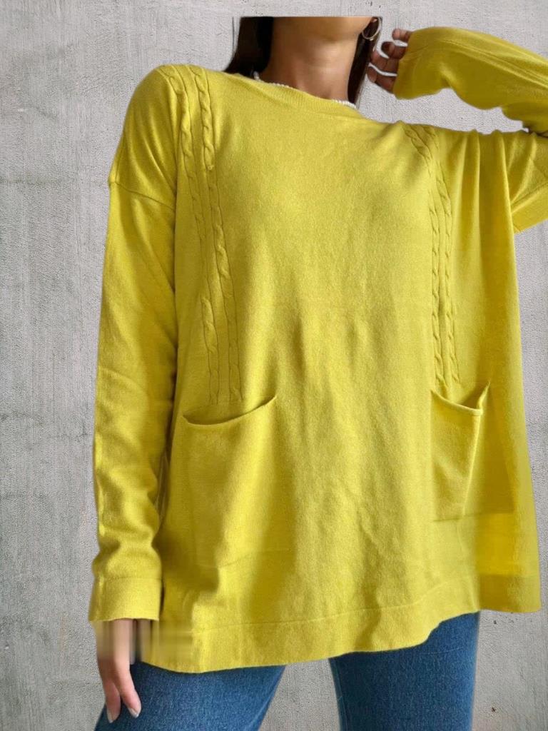Sweater Dama Bremer con bolsillo OVER T.U Abarca hasta t6