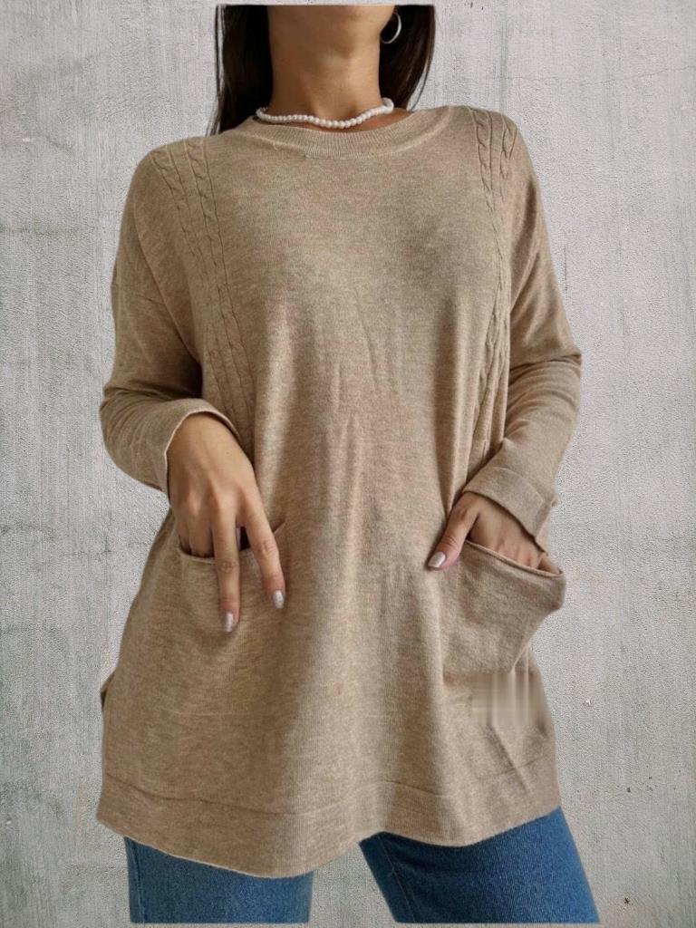 Sweater Dama Bremer con bolsillo OVER T.U Abarca hasta t6