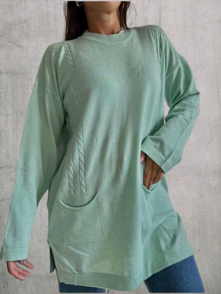 Sweater Dama Bremer con bolsillo OVER T.U Abarca hasta t6