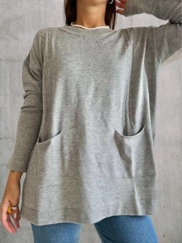 Sweater Dama Bremer con bolsillo OVER T.U Abarca hasta t6