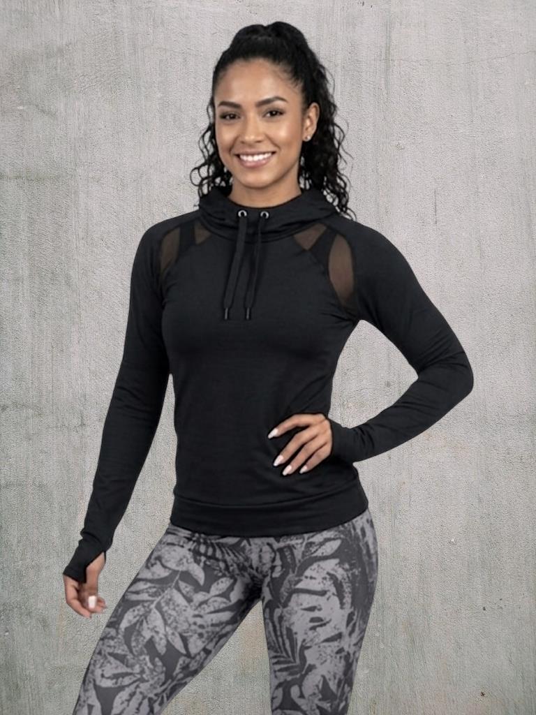 Buzo Dama Deportivo Lycra con Tull T1 a T6