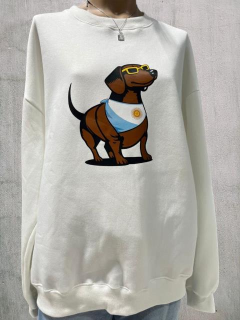 Buzo Dama Algodon FRIZA Premium OVER con Estampa T.U