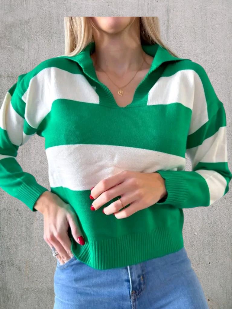 Sweater Dama Bremer chomba Raya ancha T.U