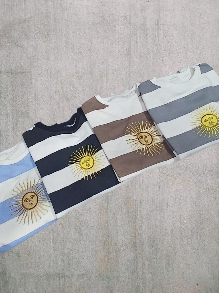 Buzo Sol de Mayo Raya Ancha rustico T.U amplio