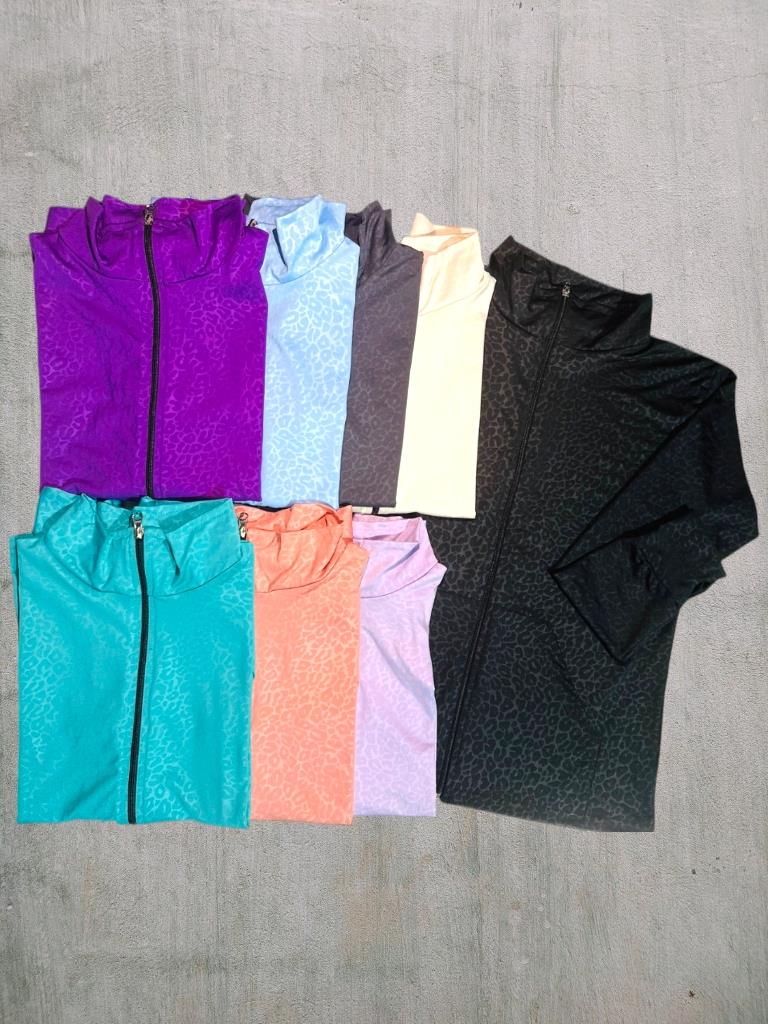 Campera Dama Deportiva Lycra GOFRADA T1 a T6