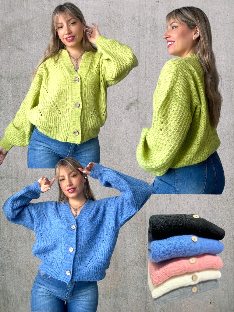 Campera Dama Lana Frizz T.U