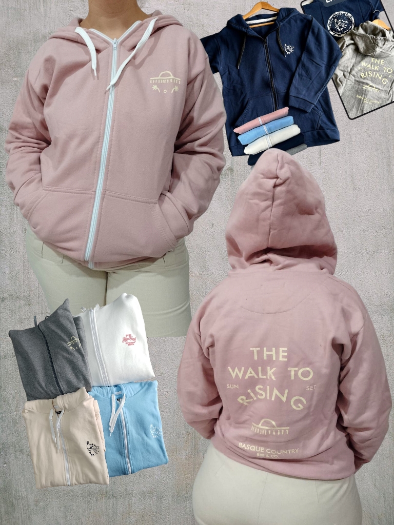 Campera Dama Algodon peinado Frizada Over TS a TXL cumplido