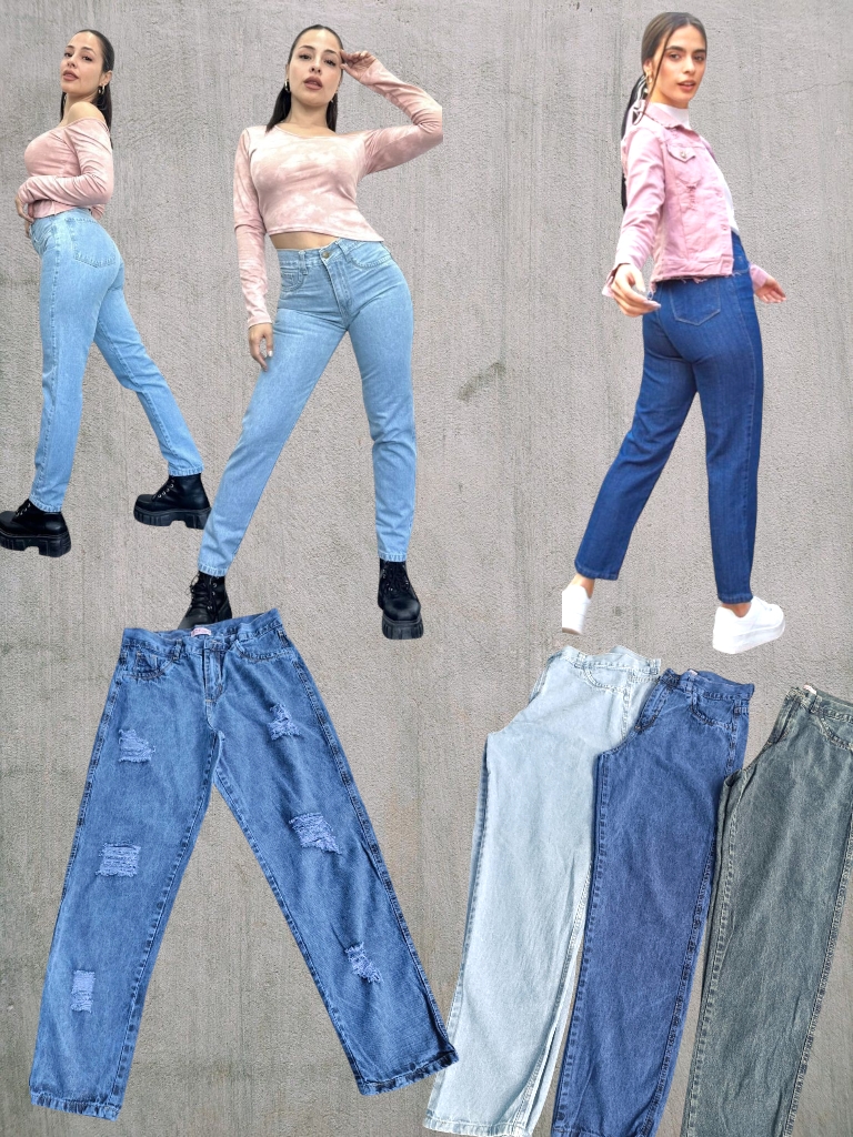 Jean Dama MOM modelos varios T36 a T46 Talle real!! (cons mod disponibles)