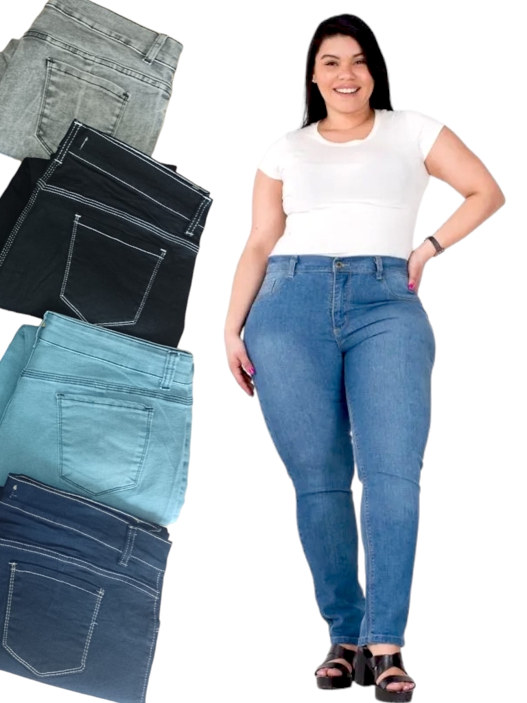 Jean Dama Varios - OVERSIZE - SKINNY T48 A T56