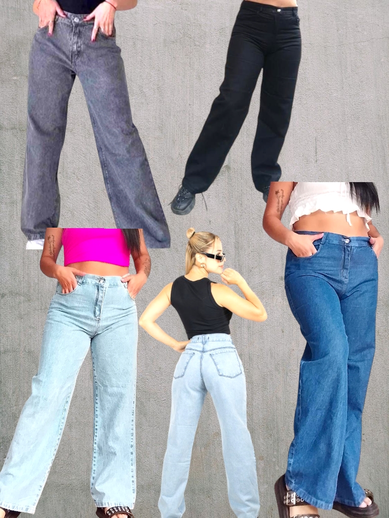 Jean Dama WIDE LEG modelos Varios T36 a T46 reales!! (cons modelo disponible)