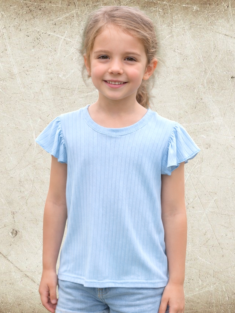 Remera Nena M/C Morley con volados T4 a T16