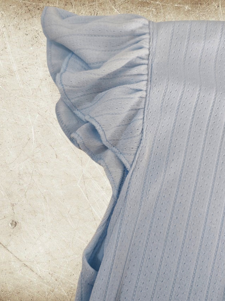 Remera Nena M/C Morley con volados T4 a T16