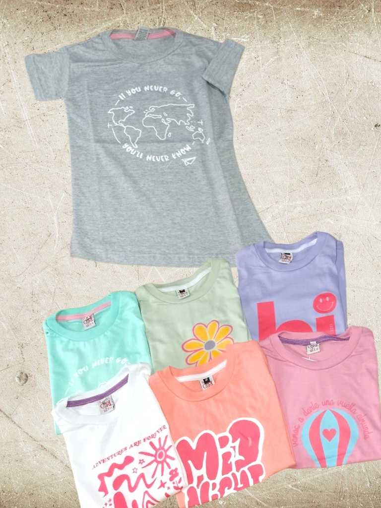 Remera Nena M/C Algodon 