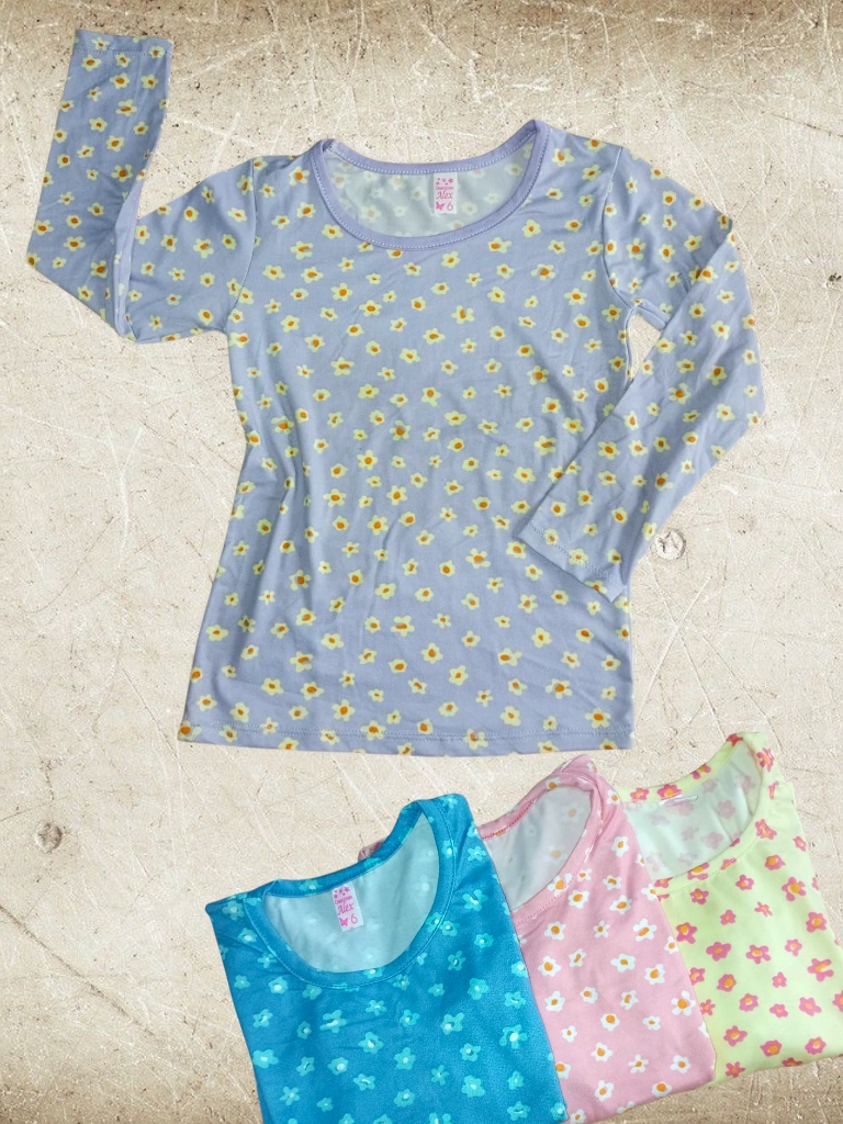 Remera Nena M/L Modal Estampada SOFT T4 a T16
