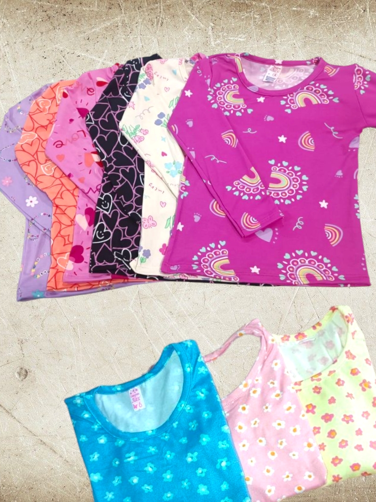 Remera Nena M/L Modal Estampada SOFT T4 a T16