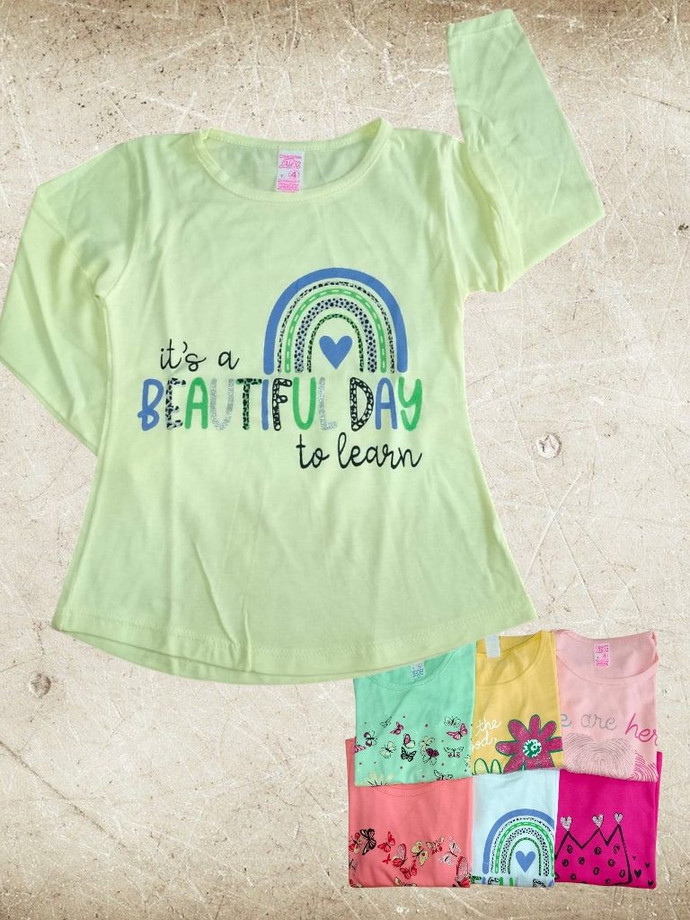 Remera Nena M/L Algodón 