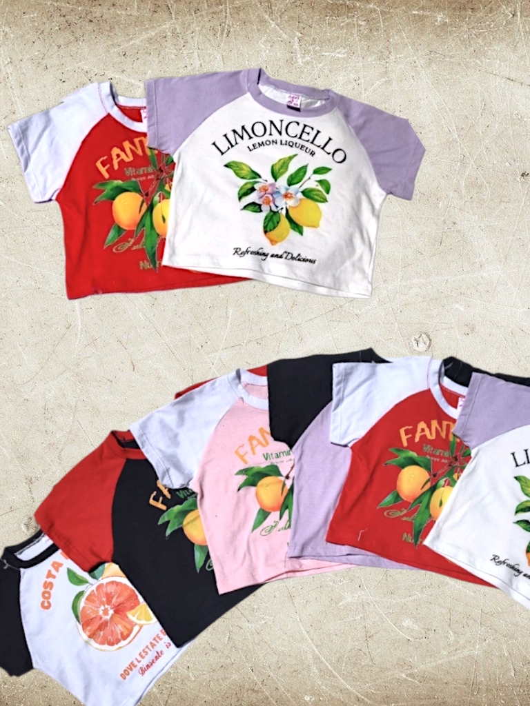 Pupera Nena M/C Algodon combinada CITRICOS T4 a T16