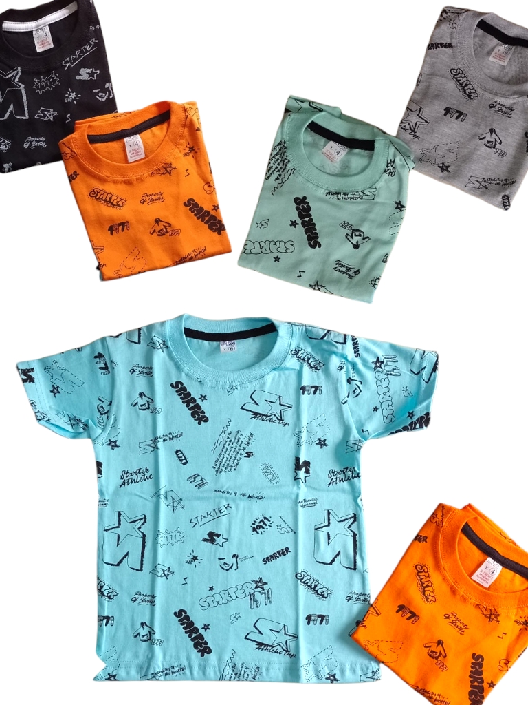 Remera Nene M/C algodon estampada 