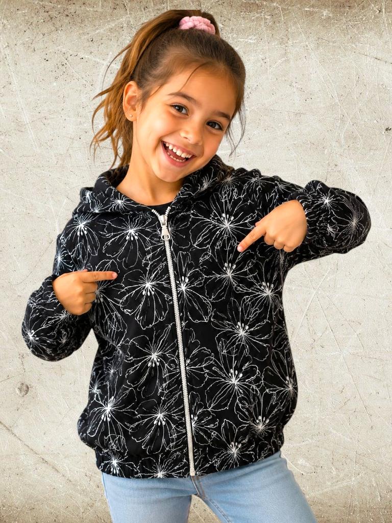 Campera Nena Darlon con detalles de brillo T6 a T16