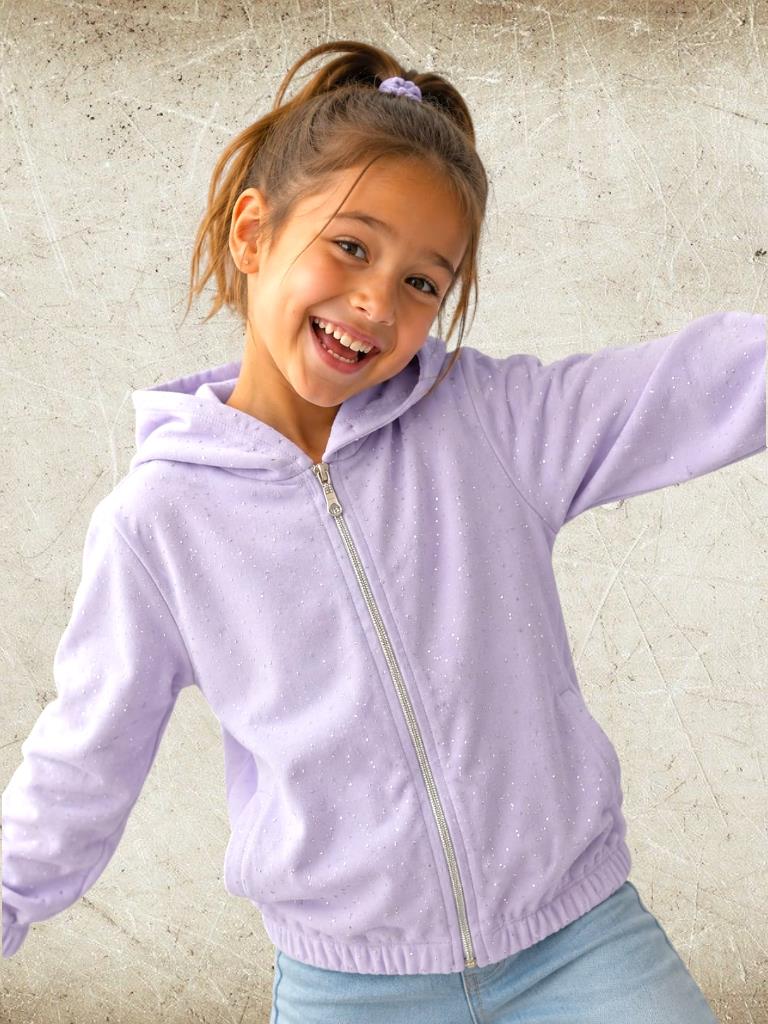 Campera Nena Darlon con detalles de brillo T6 a T16