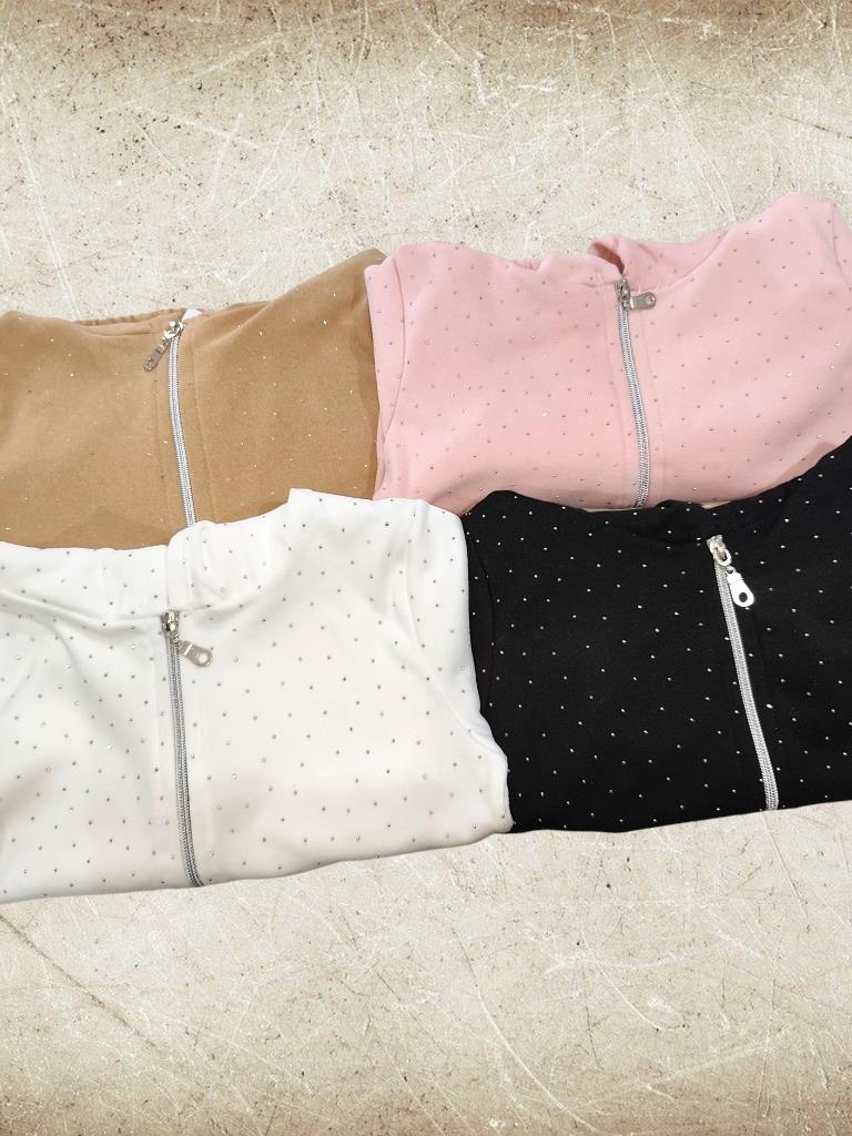 Campera Nena Darlon con detalles de brillo T6 a T16