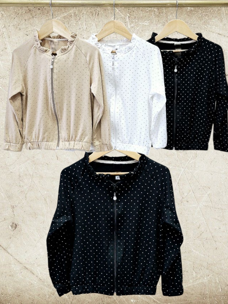 Campera Nena Lanilla con brillo T4 a T16