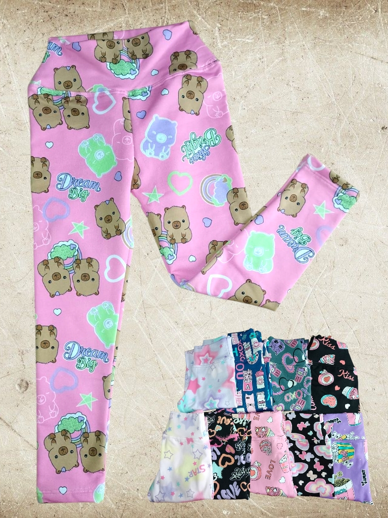Calza Nena Lycra Térmica estampada T4 a T16