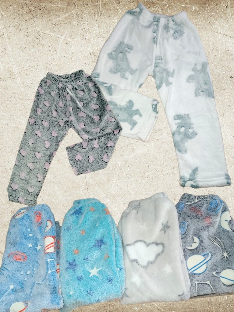 Pantalon Chicos Polar Soft Estampado LUMINOSO!! T6 a T14