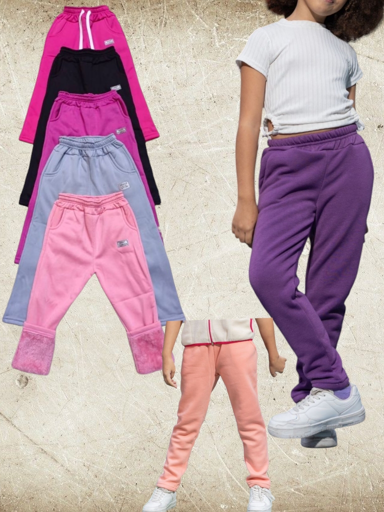 jogging nena algodón jersey con piel T4 A T14