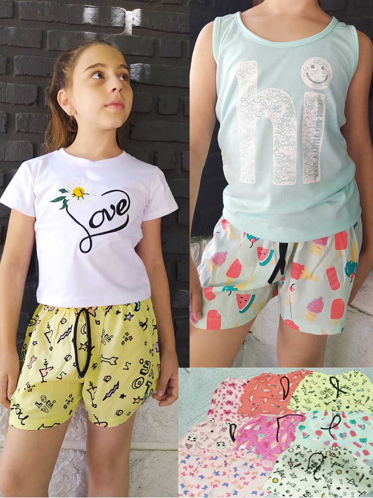 Short Nena Fibrana estampado T4 a T12