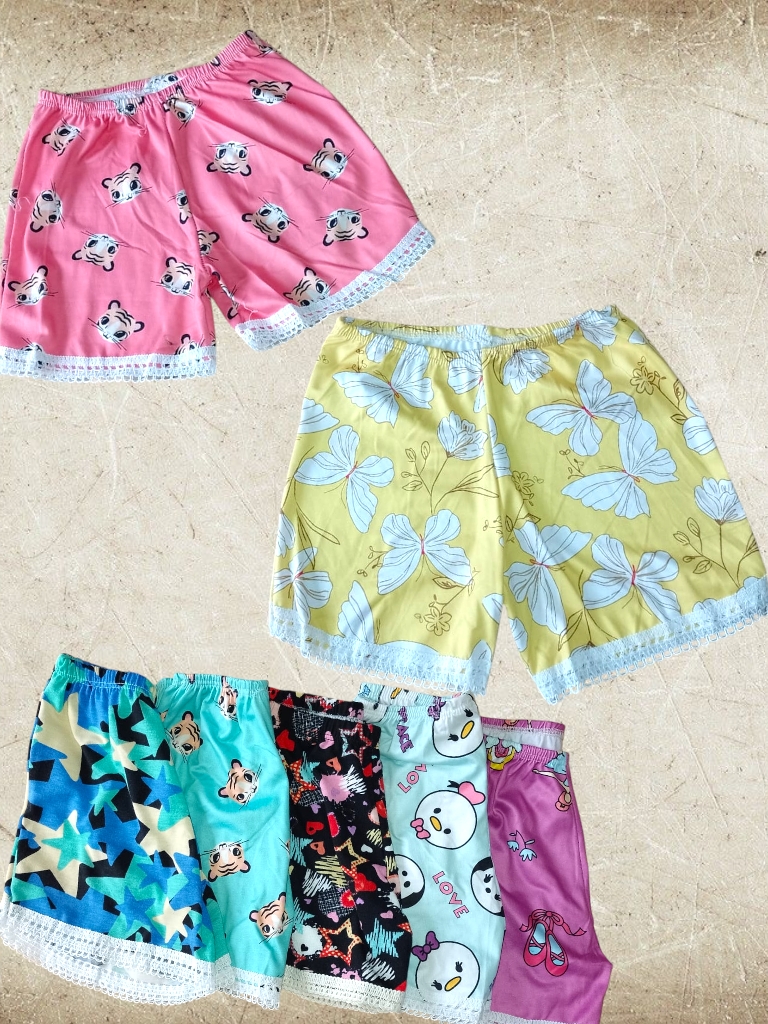 Short Nena Modal Estampado con puntilla T4 a T16