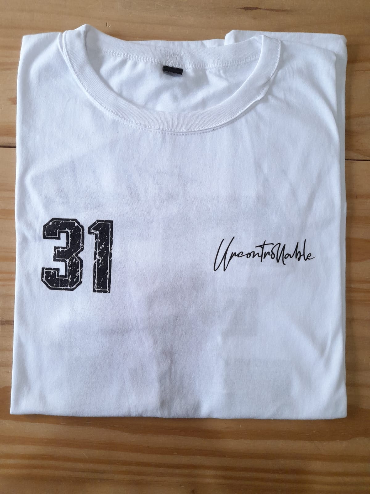 Remera Hombre M/C Algodon DOBLE ESTAMPA T7 a T9