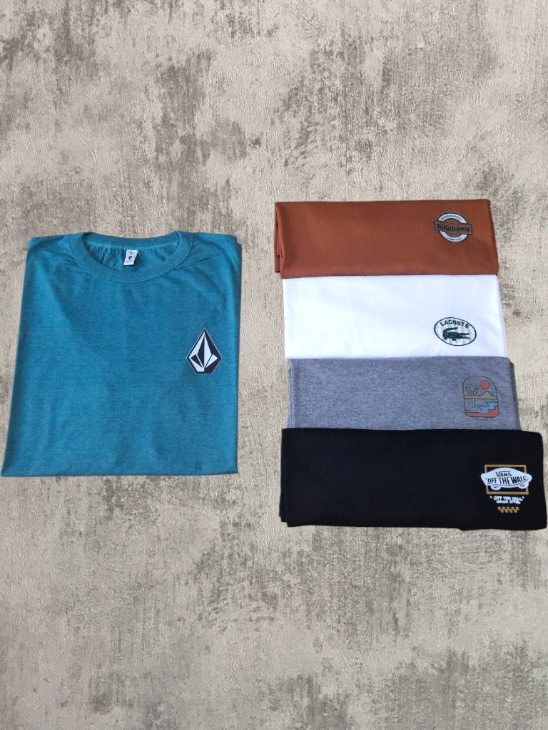 Remera Hombre M/C Algodon con LOGO T7 a T9