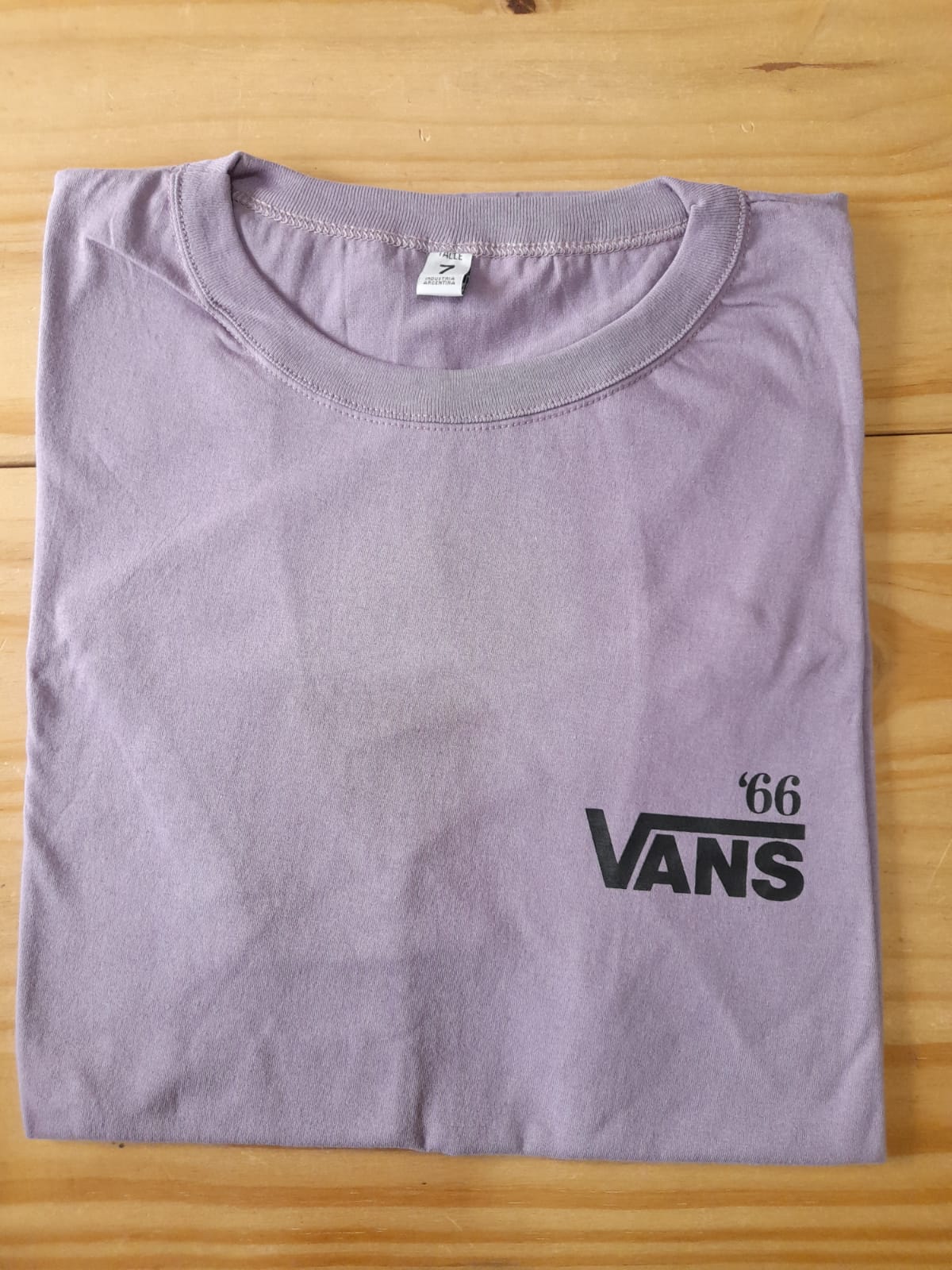 Remera Hombre M/C Algodon DOBLE ESTAMPA T7 a T9