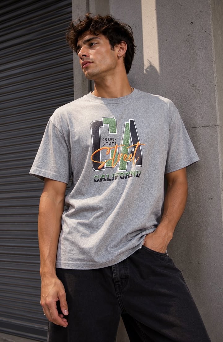 Remera Hombre M/C Algodón Peinado S(1) AL 3XL(6) 