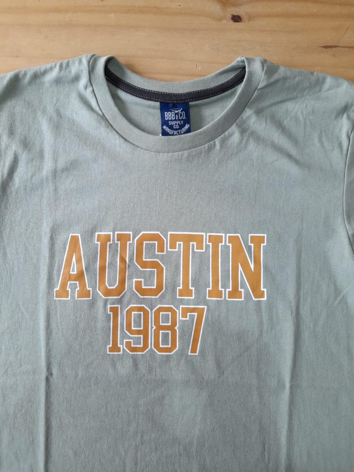 Remera Hombre M/C Algodón Peinado S(1) AL 3XL(6) 