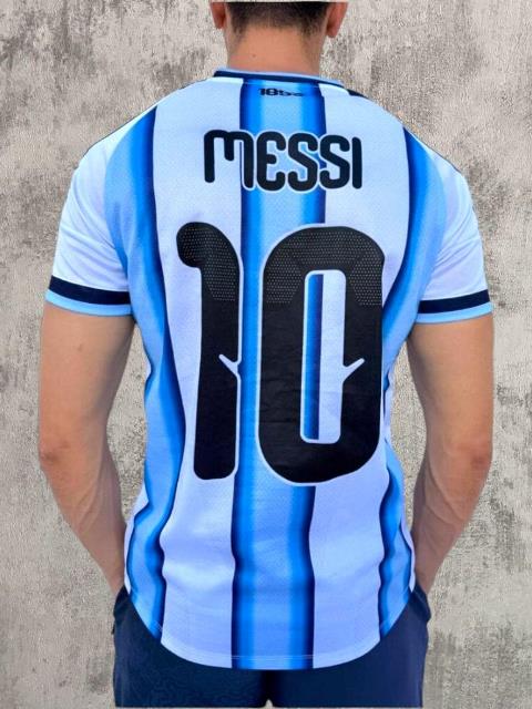 Camiseta Argentina logos bordados y vinilo T1 a T5