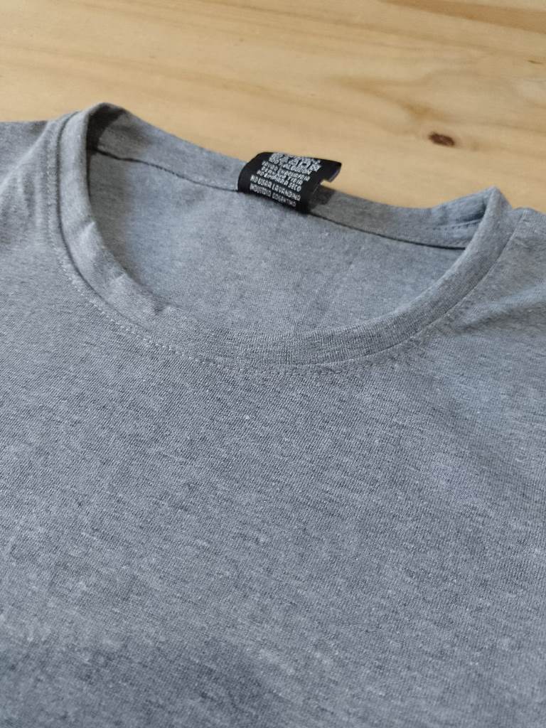 Remera Algodon M/C LISA T1 a T5 - GRIS MELANGE