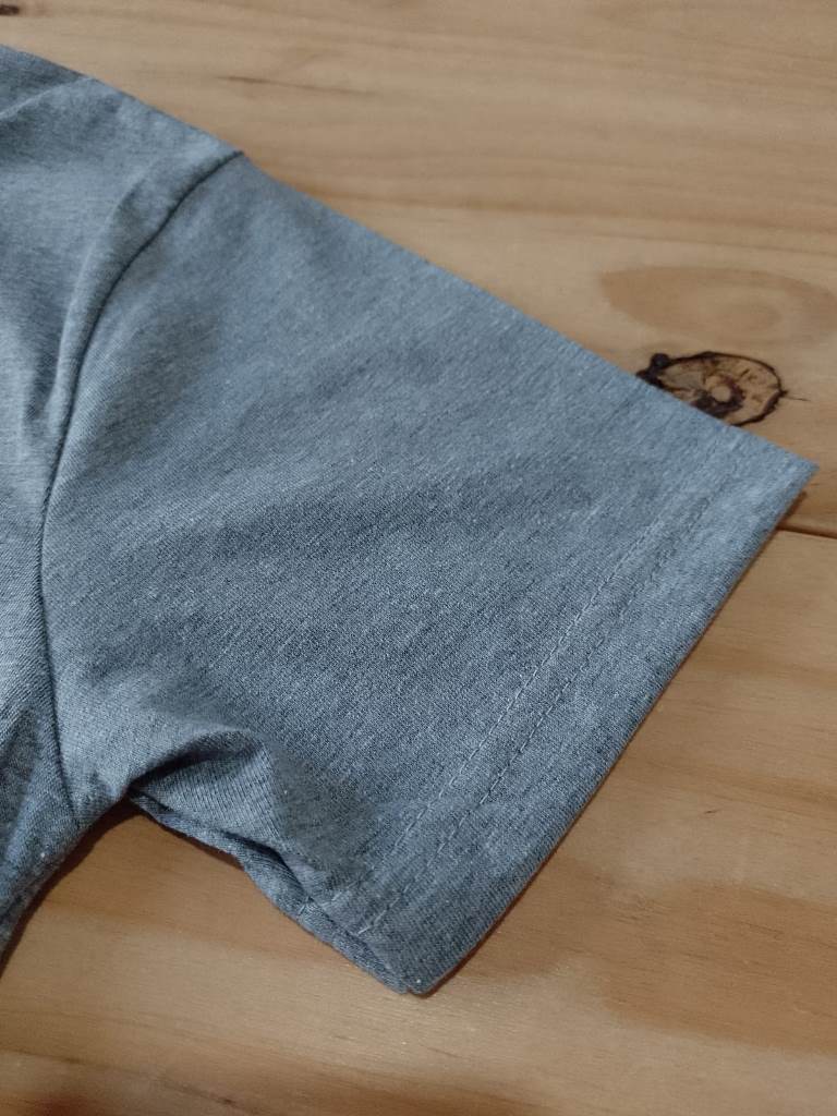 Remera Algodon M/C LISA T1 a T5 - GRIS MELANGE