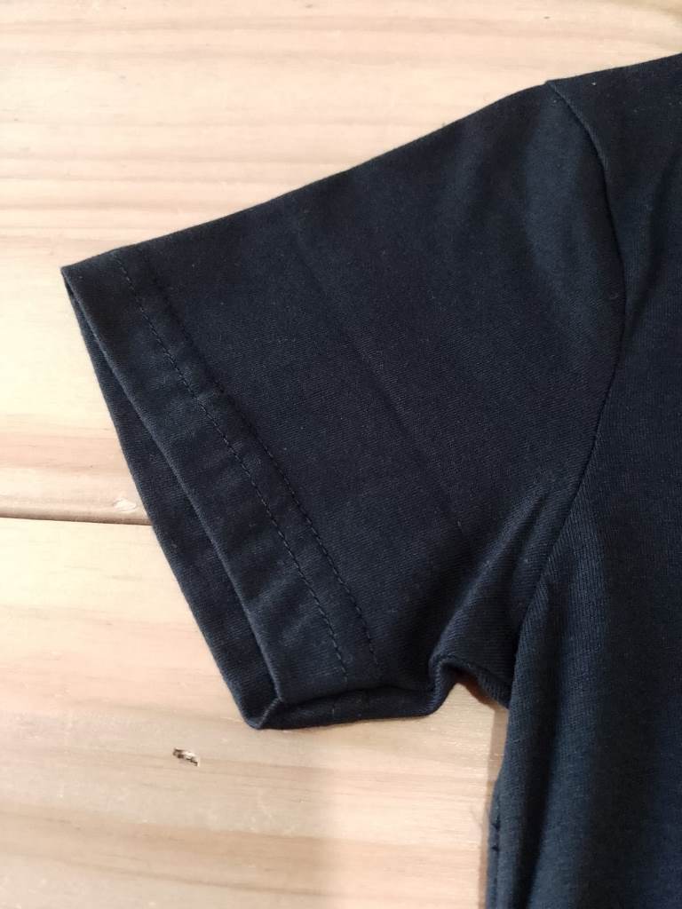 Remera Algodon M/C LISA T1 a T5 - NEGRO