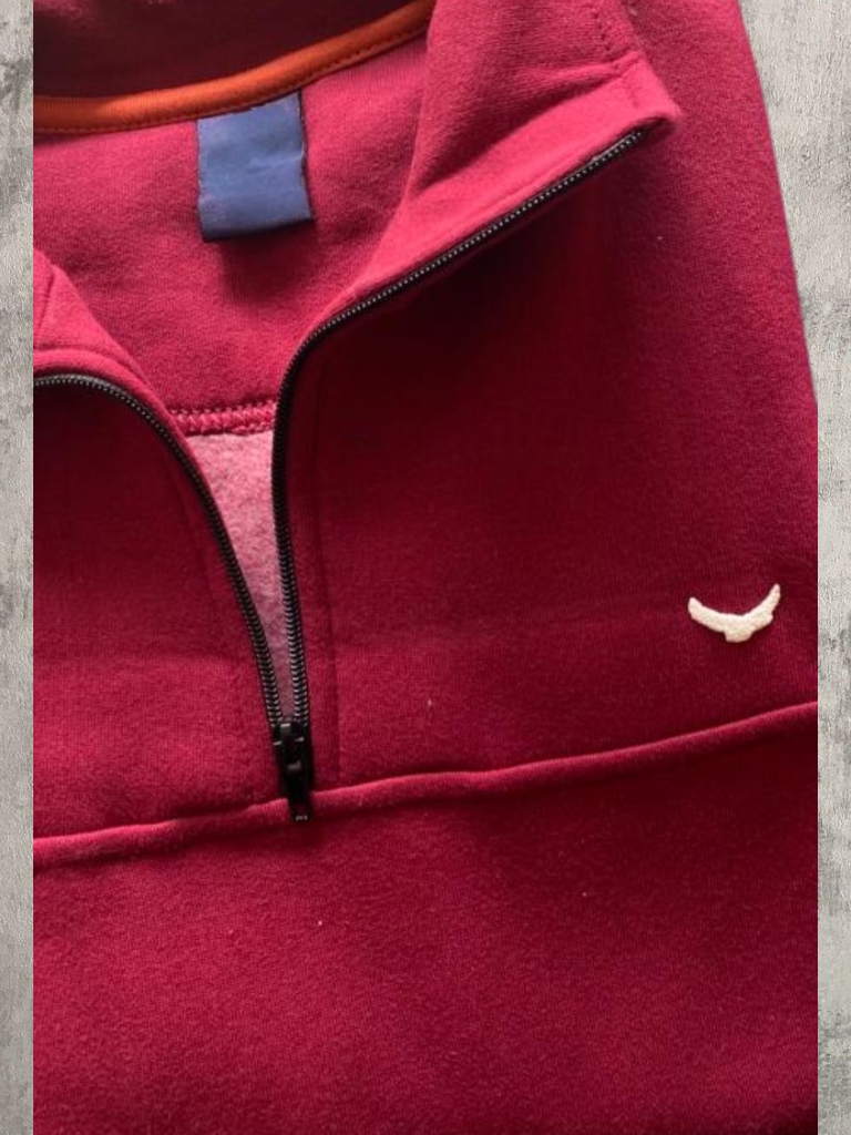 Buzo Hombre Algodon Medio Cierre Frizado T.S a T.XXL