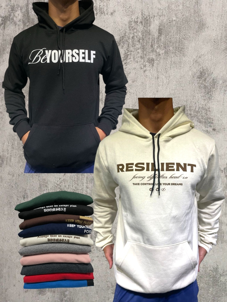 Buzo Hombre Con Capucha FRIZADO CW T.S a T.XXL