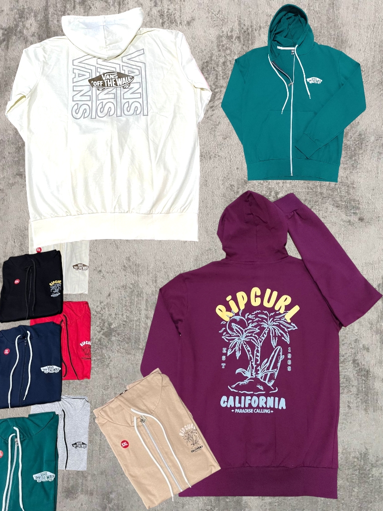 Campera Hombre Algodon RUSTICA con Doble estampa T2 a T5