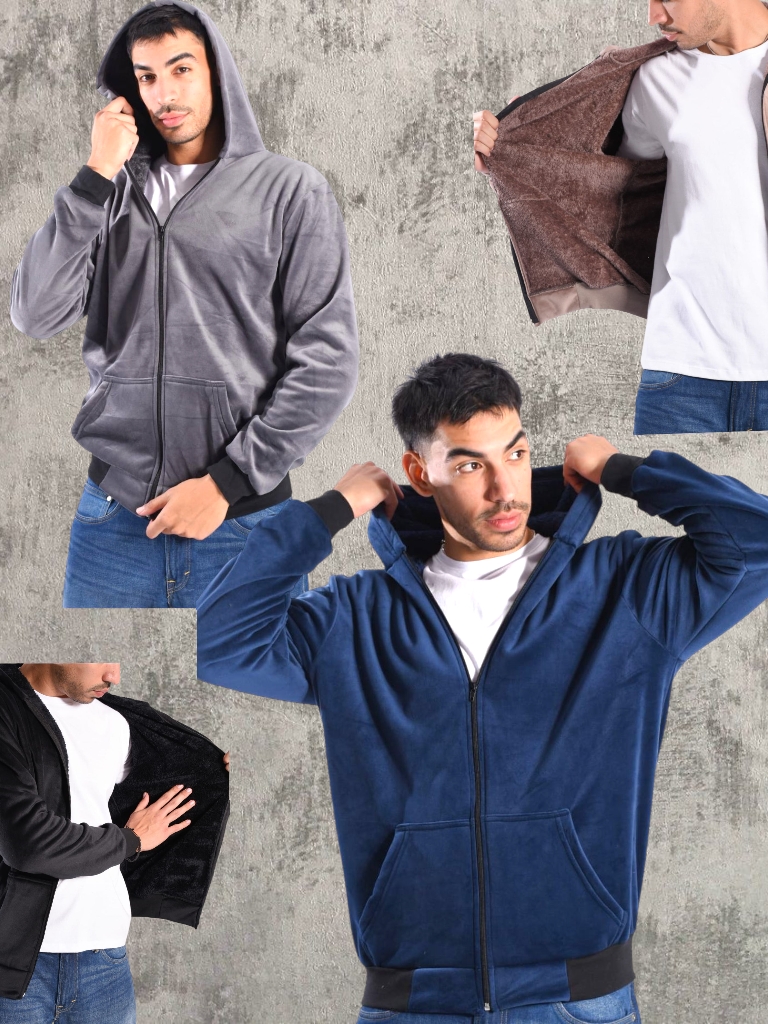 Campera Plush con piel Interna T3 a T7
