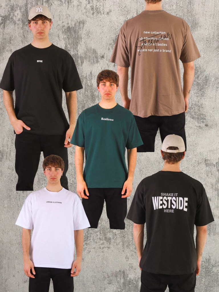 Remera Hombre Over IMP T.S a T.L modelos varios