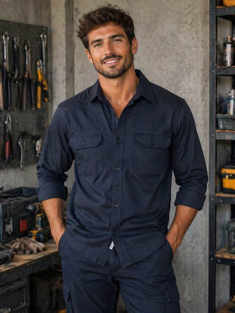 Camisa De Trabajo LISA  de grafa T40 a T50