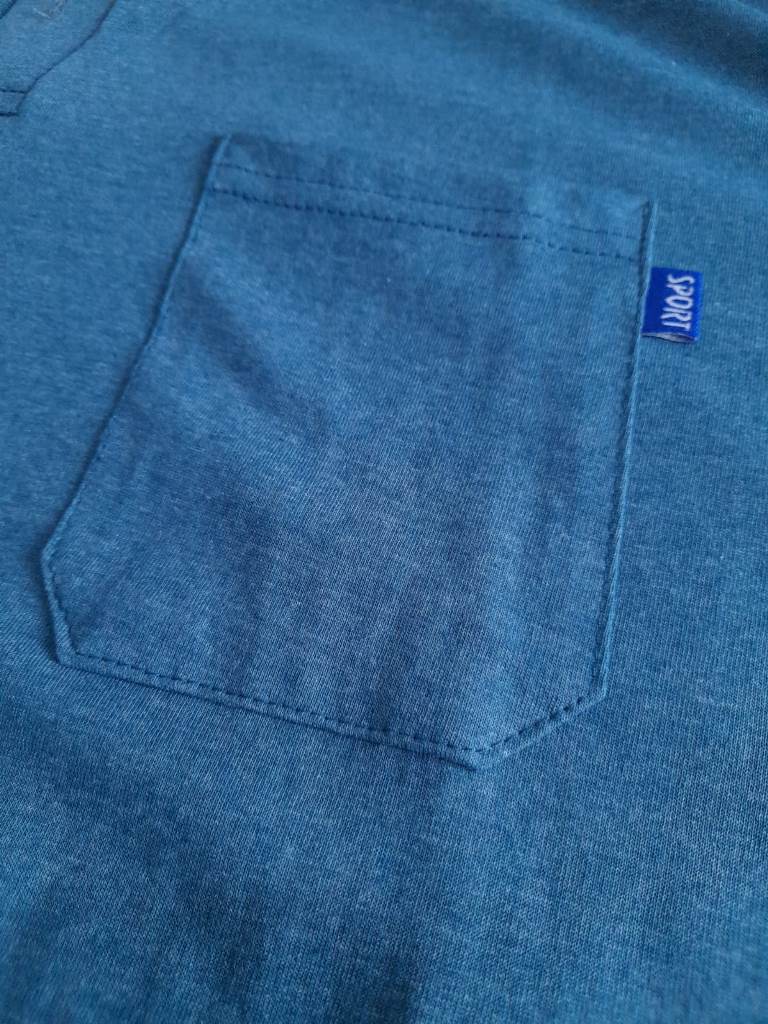 Chomba Hombre M/C Algodon con Bolsillo T7 a T10 (colores varios)