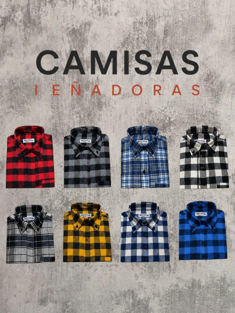 Camisa LEÑADORA pilu cuadrille T38 A T46